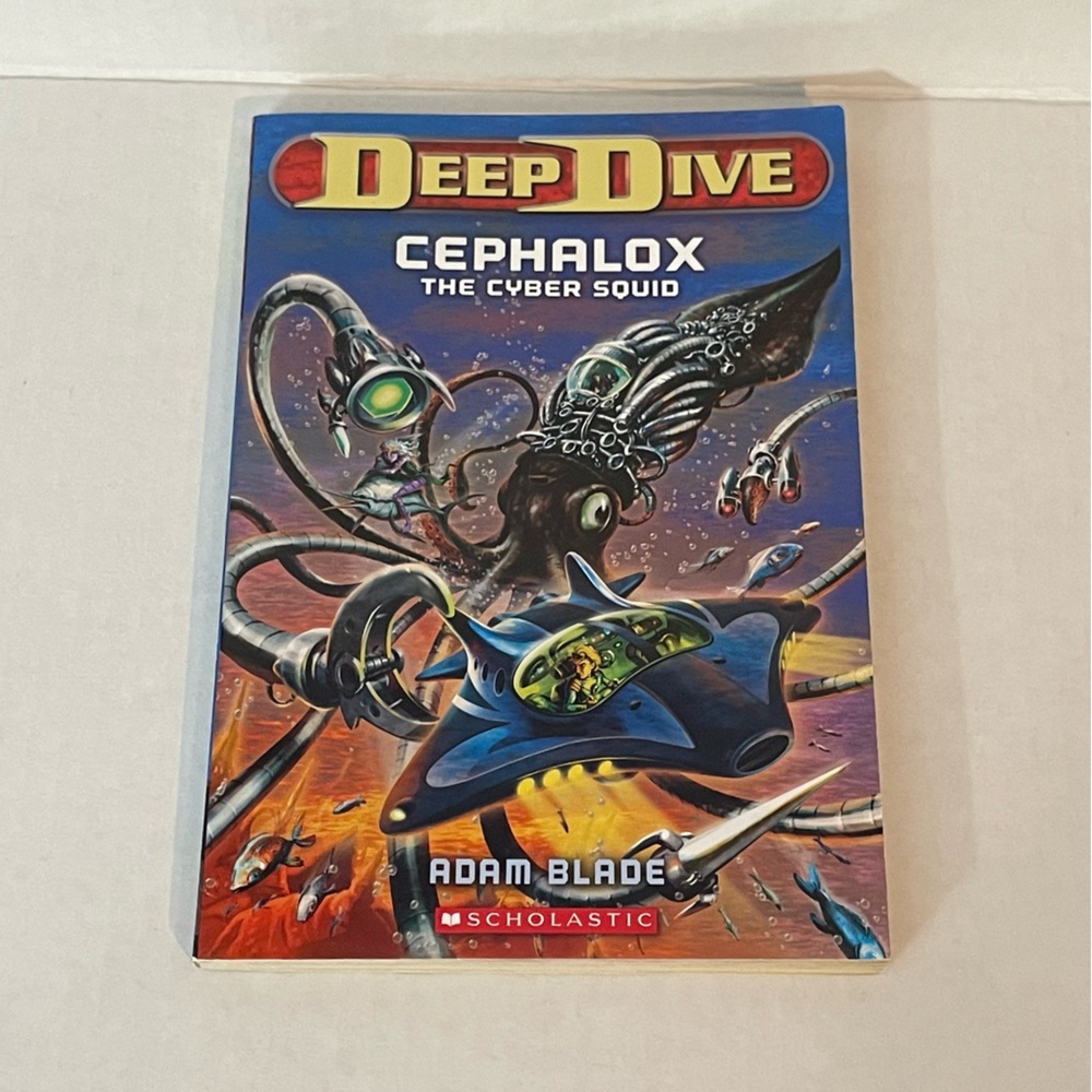 ♦️$3♦️ Cephalox the Cyber Squid Deep Dive Adam Blade kids book